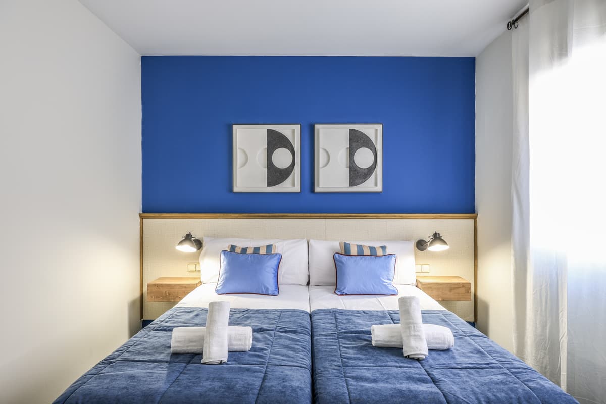 Habitación con dos camas