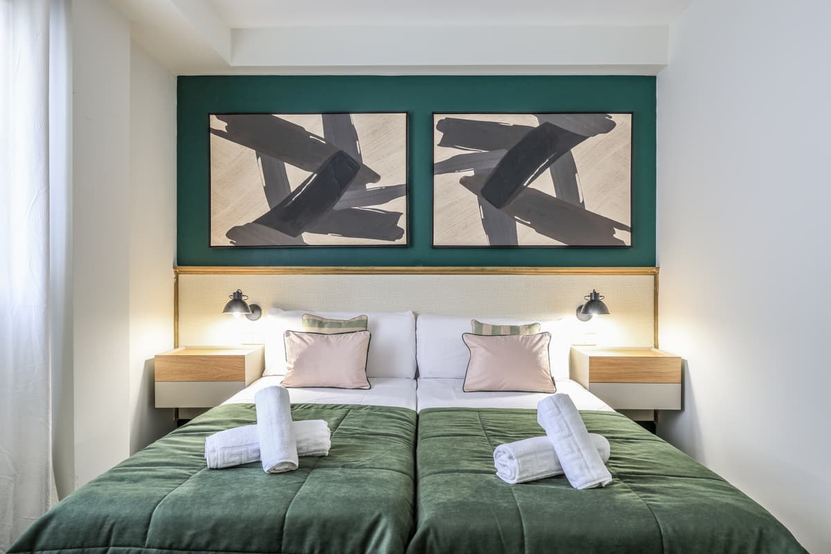 Habitación con dos camas